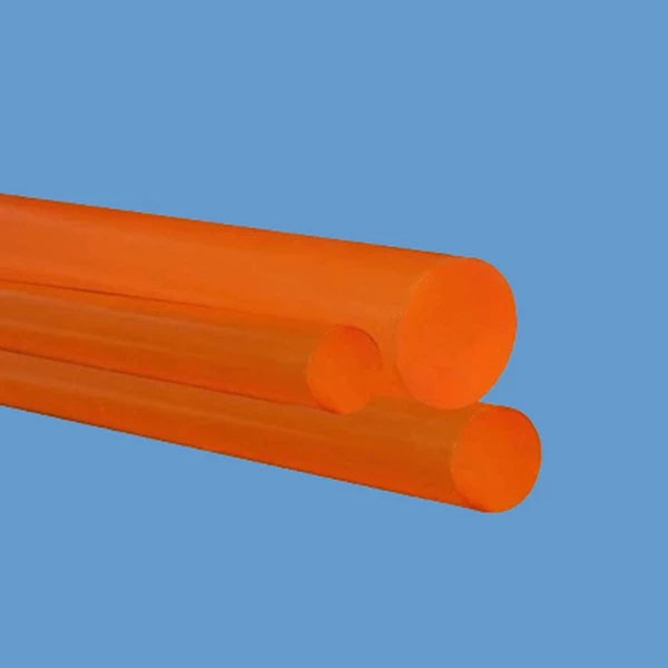 Polyurethane Rod Orange Color Diameter 250mm