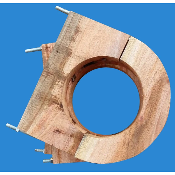 Wooden Block Mahogany 1 Inch Thickness 50mm + Ubolt 