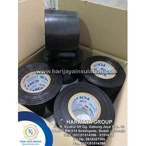 Wrapping Tape Polyken Hitam 4 Inch x 30m