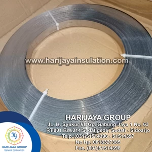 Strapping Band SUS 304 Tebal 0.5mm x 13mm x 400m 