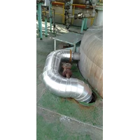 Jasa Isolasi Rockwool Plas SS Pipa 1 1/2 Inch 9ml