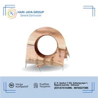 Wooden Block + Mahogany Wood Ubolt Diameter 10 Inch