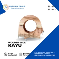 Wooden Block Thickness 50mm + U-bolt DN80 (3 inches)