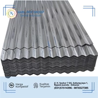 Plat Alumunium Gelombang 0.8 mm x 1.2 m x 2.4 m