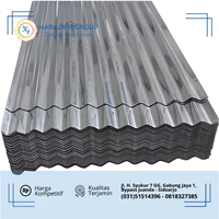 Plat Aluminium Corrgurated Tebal 0.8mm x 1m x 2m (Minimal Qty 10)