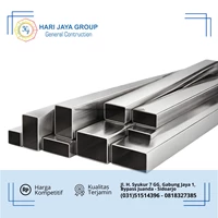 Hollow Pipa Kotak SUS 304 Tebal 3mm x 6m (50 x 50)