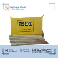 Rockwool Board Firerock D. 100 Thick 50mm x 0.6m x 1.2m (Minimal 6 Lembar)