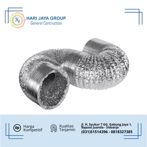 Flexible duct dia.8inch d.24kg/m³ panjang 10 MTR
