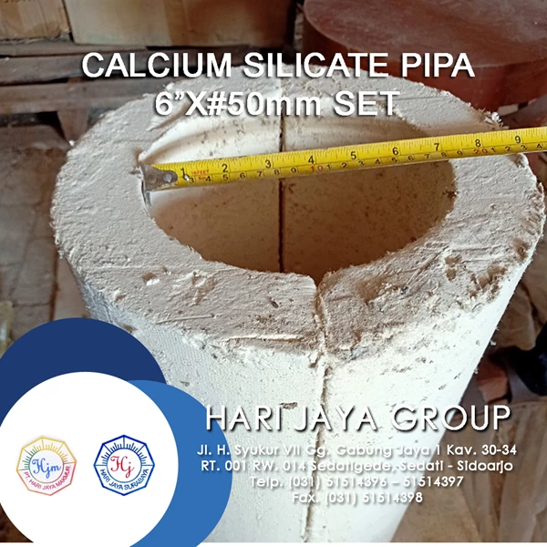 Kalsium Silikat (Calcium Silicate) 6" 50mm