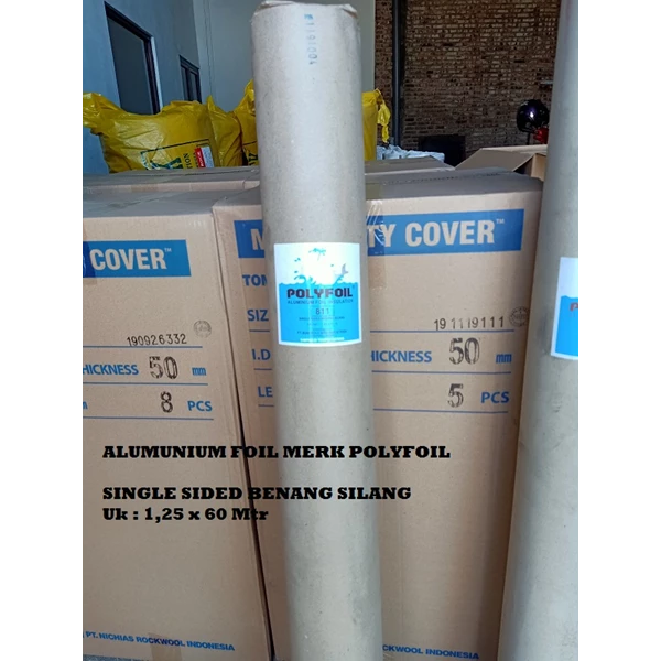 Alumunium Foil Single Sided Uk : 1250x6000 MM