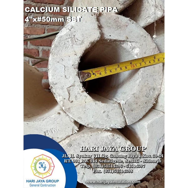 Kalsium SIlikat (Calcium SIlicate) 4 inch Tebal 50mm