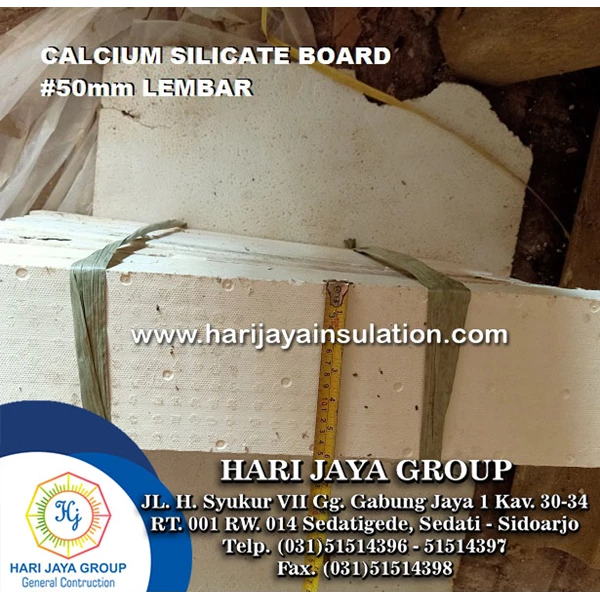 Calcium Board 610mm x 300mm Thickness 50mm