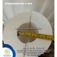 Styrophore Pipa Dingin 3 Inch x 1m D.17kg/m3 Ketebalan 50mm
