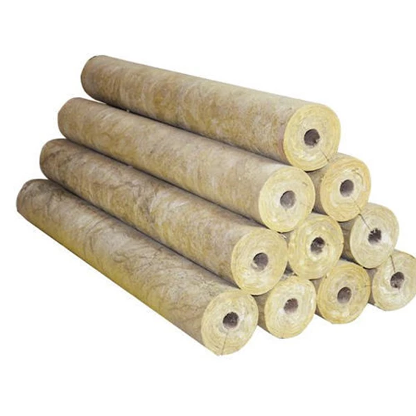 Rockwool Pipe 1/2 Inch D.120kg / m3 Thick 40mm x 1m Tombo