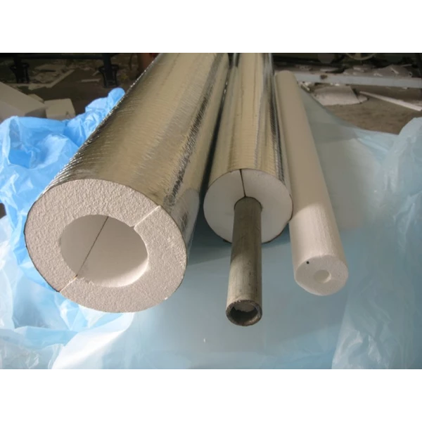 Cold Pipe Insulation Styrophore D17kg / m3 Size 4 Inch