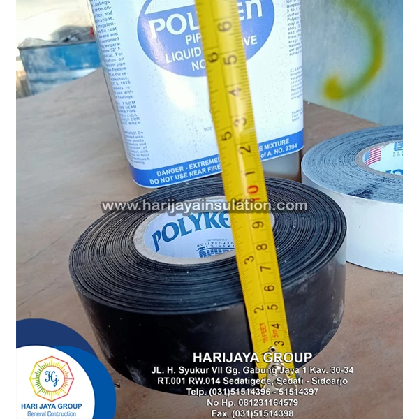 Polyken Tape Wrapping 2 Inch Pipe Wrapper