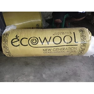 Glasswool Foil Brand Eccowool D.16kg / m3 Thickness 50mm x 1.2m x 15m