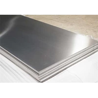 Plat Stainless Steel SS 304 x 4 Inch x 8 Inch Tebal 0.5mm