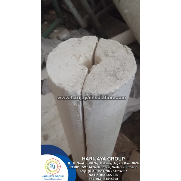 Calcium Silicate Pipe 2.5 Inch Thickness 50mm x 610mm