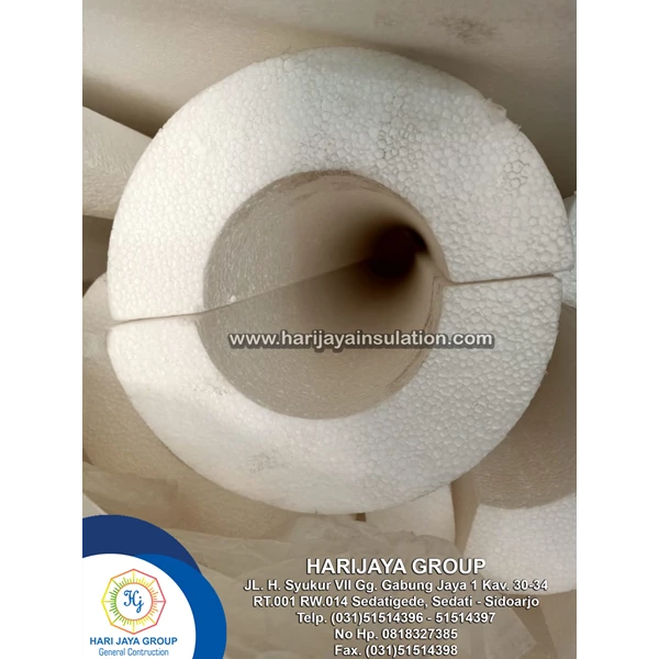 Styrophore Pipe 8 Inch 25mm Thickness D.24kgm3