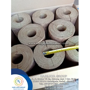 Rockwool Pipe D.120kg / m3 6 Inch Thickness 50mm x 1m