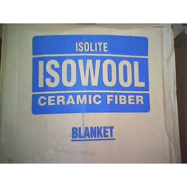 Ceramic Fiber Isowool D.160kg / m3 Thickness 50mm Blanket 610mm x 3600mm