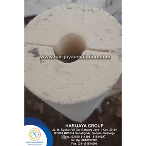Calcium Silicate Pipe D.220kg / m3 Dia 1 Inch Thick 50mm x 610mm