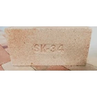Batu Bata Tahan Api Fire Brick SK34 Ukuran 23cm x 11.4cm x 6.5cm 1