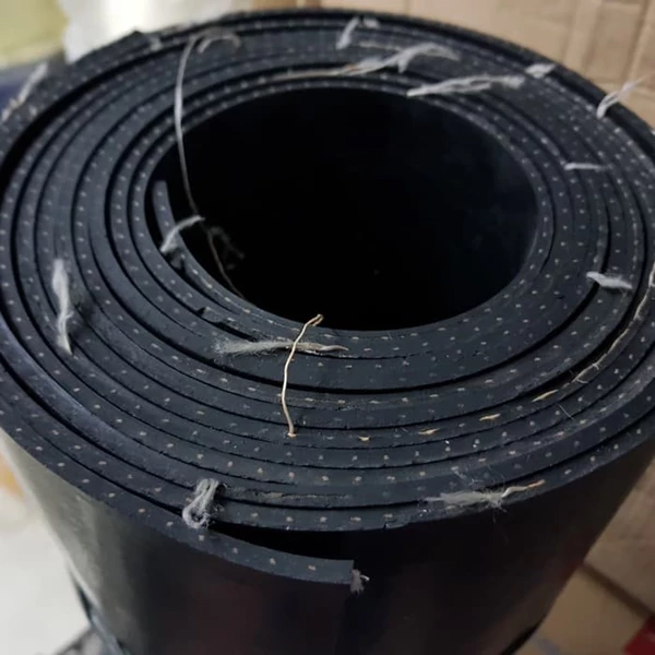 Black Rubber Fiber Thread Thickness 5mm x 1m x 5m