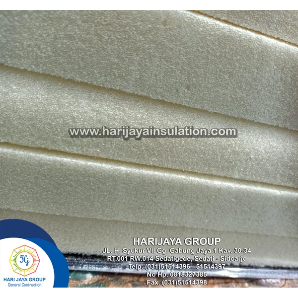 Polyurethane Board For Wall D.40kg/m3 Thickness 20mm x 1m x 2m