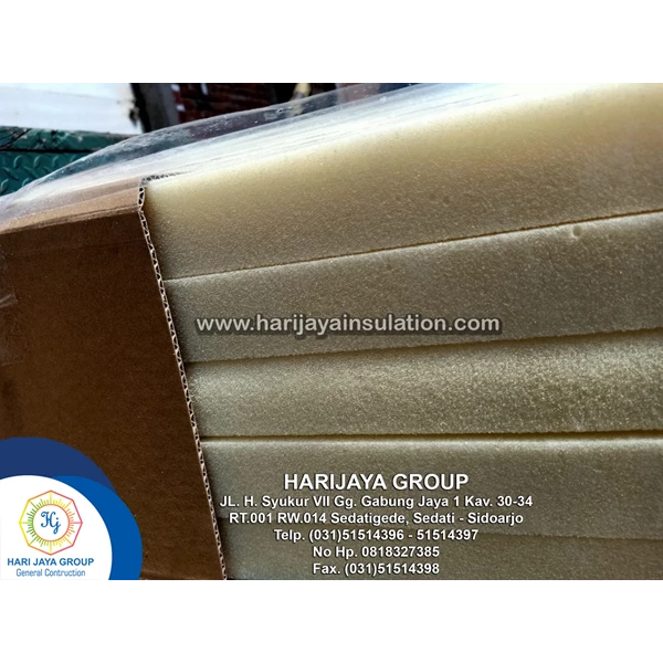 Polyurethane Board For Wall D.40kg/m3 Thickness 40mm x 1m x 2m