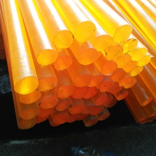  Polyurethane Rod Orange Teh 180mm x 0.5m Indent