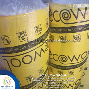 Glasswool D.24kg/m3 Ecowool D.16kg/m3 Thickness 25mm x 30m