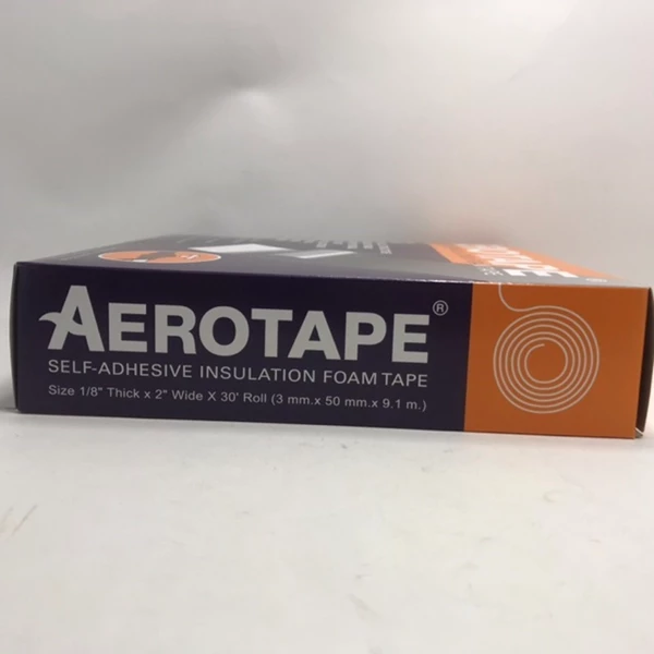 Aeroflex Tape Tebal 3mm ( 1/8 Inch ) Tebal 50mm x 9.1m 
