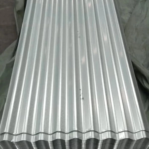 Alumunium Sheet Corrugated 0.8mm x 1.2m x 2.4m ( Indent 4 Hari )