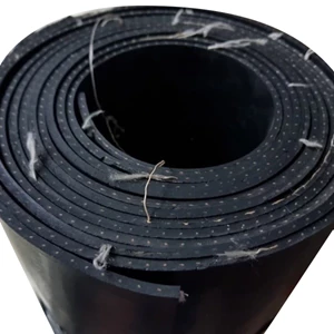 Black Rubber No Thread 2 Ply Thickness 10mm x 1.2m x 1m