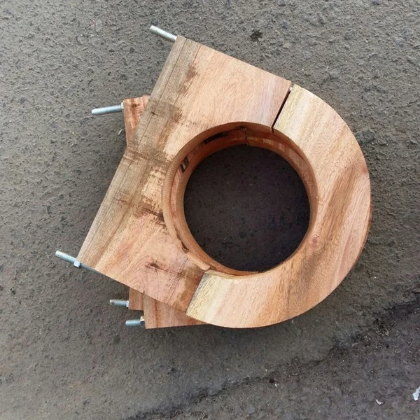 Wooden Block Tebal 50mm bolt 3/4 Inch