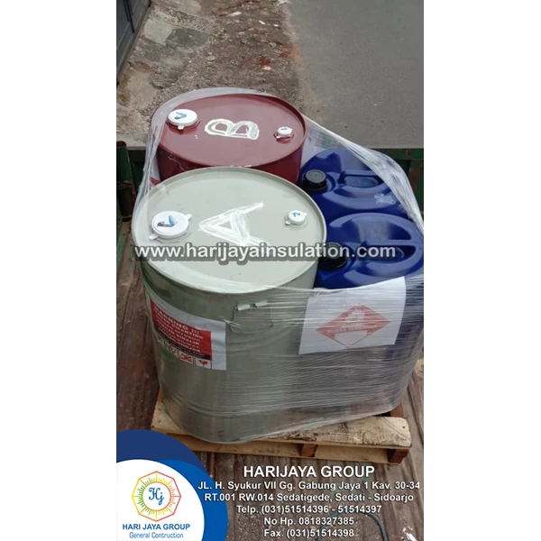 Polyurethane Cair D.40kg/m3 Paket A dan B 80kg 