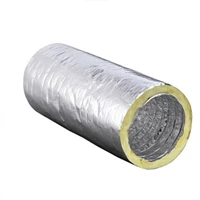Flexible Duct 12 Inch Insulation Glasswool 16kg/m3