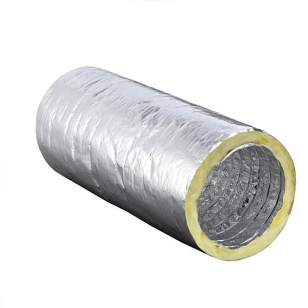 Flexible Duct 12 Inch With Glasswool Insulation D.24kg/m3 x 10m