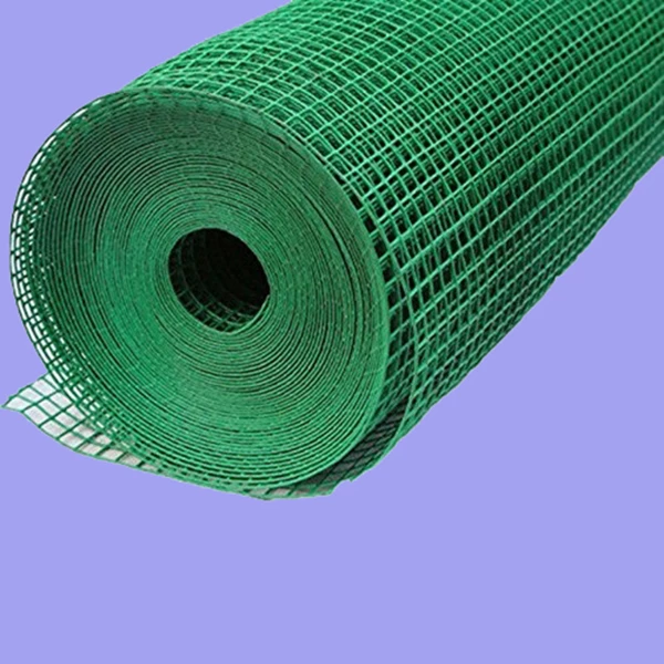 Green Coating Wire Locks Hole 1/2cm x 1/2cm Width 90cm Length 10m