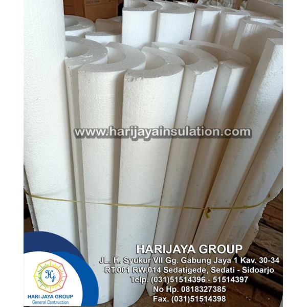 Styrophore Cold Pipe D.economi kg/m3 4 Inch Thickness 50mm x 1m 