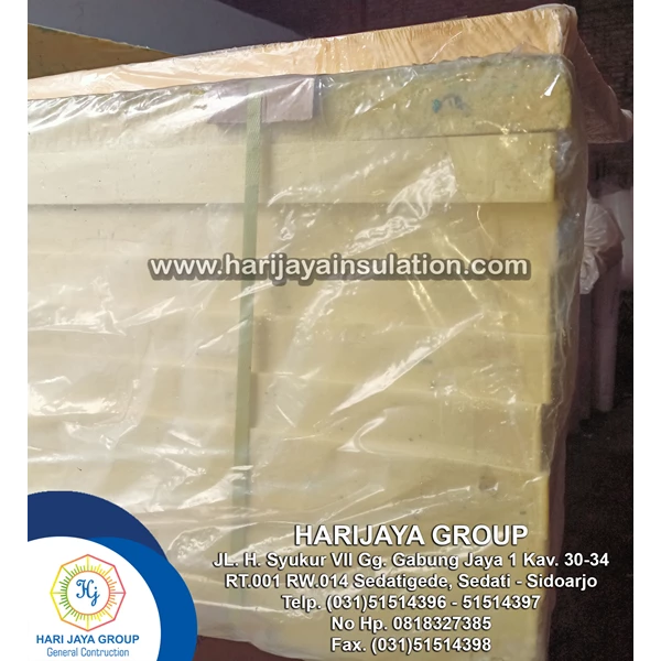 Polyurethane ( Piyu ) Board D.40kg/m3 Thickness 50mm x 1m x 2m