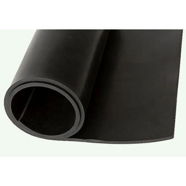 Regular Plain Black Rubber Thickness 5mm x 1.2m x 10m