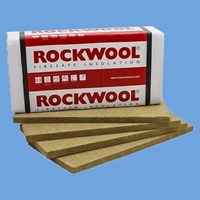 Rockwool Board Merah Rockwool D.80kg/m3 Tebal 50mm x 0.6m x 1.2m