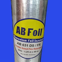Aluminum Foil Ab Foil 631 Double Side Cross Yarn 1.2m x 60m 